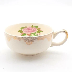 Tazza da tè Garden Paden City American Rose oro 22kt pizzo rosa fiore - Foto 1 di 9