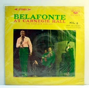 Harry Belafonte Belafonte At Carnegie Hall Vol 2 LP [Taiwanese] Red Vinyl - Picture 1 of 6