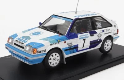 MODELLINO AUTO STATICO HACHETTE MAZDA 323 WINNER RALLY SVEZIA 1989 SCALA 1:24 - Immagine 1 di 3