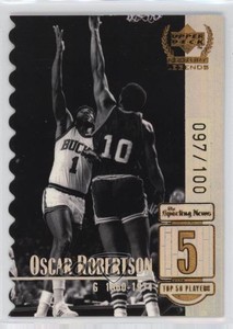 1998-99 Upper Deck Century Legends Collection /100 Oscar Robertson #5 HOF