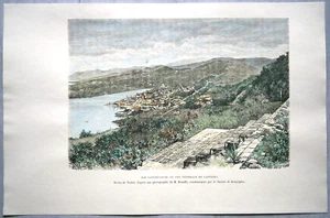 1891 Reclus Druck KASTRIEN, HEILIGE LUCIA, KLEINERE ANTILLEN, #73 - Bild 1 von 1