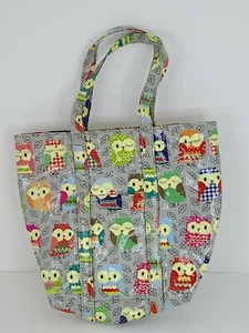 Paperchase Small Owl Lined Tote Bag with Outside Pocket  - Picture 1 of 4