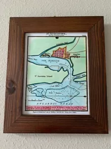 Carte de Saint Augustin Floride 1802 - Photo 1 sur 2
