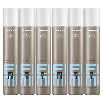 WELLA EIMI ABSOLUTE SET Finish Spray Haarspray Haarlack Fixierspray 6x 500 ml