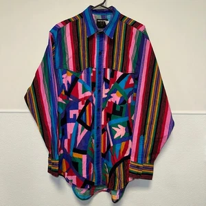 Camisa Western Vintage Años 80 Para Hombre Frontier Series Pro Rodeo Vaquero FUNKY Wild L - Imagen 1 de 13
