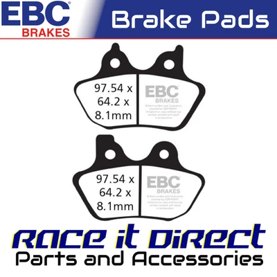 Pastillas de freno traseras para Harley Springer 1450 Softail FXSTS BL 2000-2002 SS EBC Foto 1 de 4