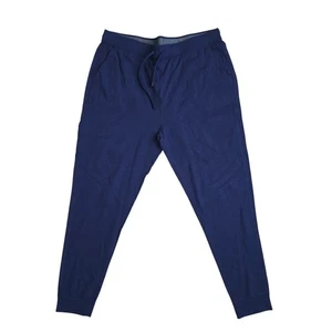 SAXX 3Six Five Relaxed Fit Lounge Sweatpant Navy Blue Pants Men Sz XL NWT - Picture 1 of 10