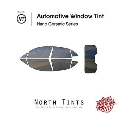 Kit de película de tinte de ventana precortada nano cerámica para Porsche Macan Electric 2024-2026 Foto 1 de 4