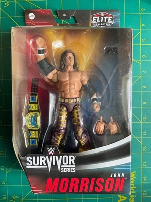 WWE Elite John Morrison Survivor Series 2007 WWF Mattel Novo Na Caixa MOC Ultimate AEW TV - Imagem 1 de 4