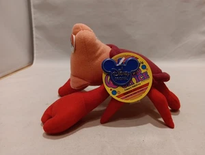 1989 Walt Disney's World On Ice Sebastian The Crab Little Mermaid Plush With Tag - Picture 1 of 11