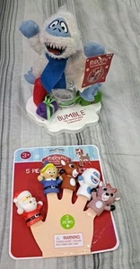 2010 Bumble the Abominable Snowman Rudolph Spring Figur & Fingerpuppen - Bild 1 von 3