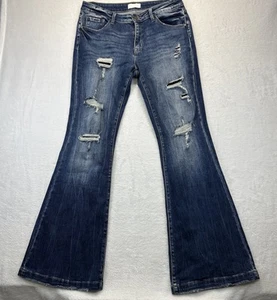 Jeans Petra 153 donna 15/31 lavaggio med elasticizzato svasato fondo a campana - Foto 1 di 12