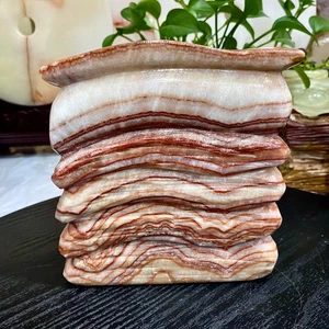 Muestra mineral de piedra de cerdo a rayas pulida natural de 6,15 lb - - Imagen 1 de 17