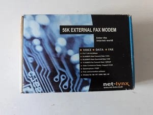 Net-lynx 56k External Fax Modem - Afbeelding 1 van 7