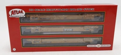 Atlas 20006619 HO TTX Yellow/Black 53' Artic Well Car #728527 NIB - Image 1 of 2