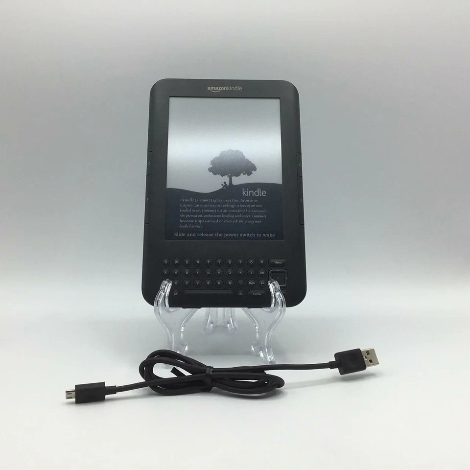 Amazon Kindle 3rd Generation Wi-Fi 4GB Keyboard 6" Display - Graphite (D00901) - Image 1 of 1