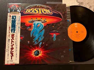 BOSTON Debut LP Epic 25AP 296 Original 1976 Japanese Press w/ OBI + Insert VG+ - Picture 1 of 5