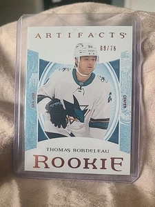 2022-23 Upper Deck Artifacts Autumn Thomas Bordeleau 69/75 San Jose Sharks #178 - Picture 1 of 2