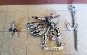 Warhammer 40k Necron Lord Overlord Oldhammer 2nd Edition Citadel Metal - Picture 1 of 1