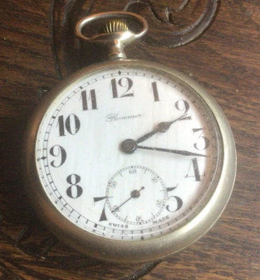 pocket watch 'ROAMER' SWISS MADE military type circa 1930 - Image 1 of 4