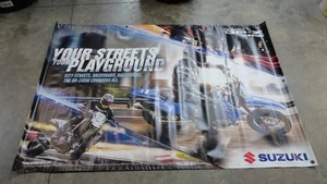 2025 SUZUKI DR-Z4SM MOTORCYCLE MODELS DEALERSHIP BANNER 6' BY 4' - Picture 1 of 3