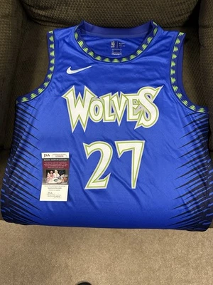 Rudy Gobert Signed Autographed Minnesota Timberwolves Jersey Psa Dna Coa - Image 1 of 2