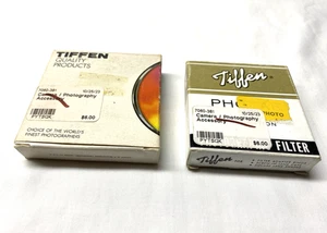 Pair of Tiffen Photar Series #7 Camera Lense Filters 47B and 58 - Picture 1 of 6