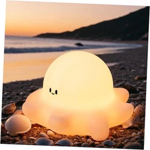 Night Light for Kids, Rechargeable Octopus Baby Night Light – 3 Level Dimming, - Picture 1 of 8