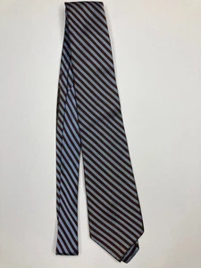 Corbata formal Beau Brummel para hombre 54"Lx2,75"W azul/marrón - Imagen 1 de 3