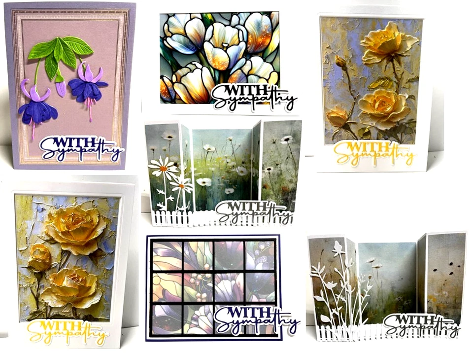 Sympathy Cards : Handmade : Unique : You Choose Design - Image 1 of 1