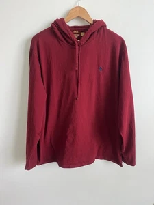 Polo Ralph Lauren Hoodie Shirt Mens 2XL XXL Red Long Sleeve Pullover - Picture 1 of 5