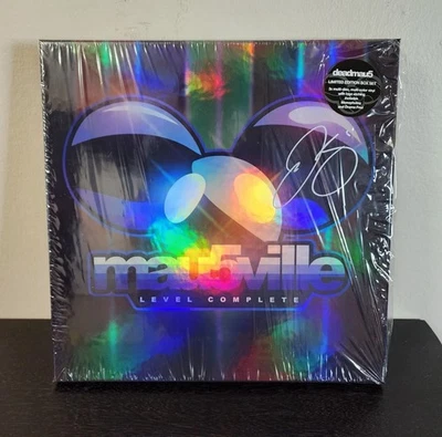 NEW Deadmau5 SIGNED Mau5ville Level Complete COLOR Vinyl Box Set AUTOGRAPHED LP - Image 1 of 3