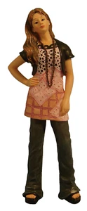 DOLLS HOUSE DOLL 1/12th GIRL TEENAGE MODERN RESIN FIGURE - Picture 1 of 1