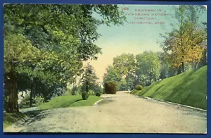 Vicksburg Mississippi ms National Cemetery Driveway 1910s Postcard - Picture 1 of 2
