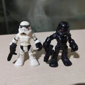 2pcs Playskool Star Wars Galactic Heroes Hasbro Storm Trooper & Shadow Trooper - Picture 1 of 3