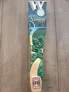 "Mango de grifo de cerveza con logotipo de Alchemy Ale Widmer Brothers 11"" de alto" - Imagen 1 de 9