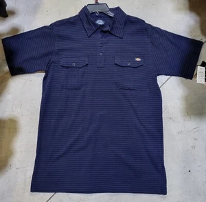Camisa Dickies Polo Manga Corta Azul Marino Rayas - Imagen 1 de 1