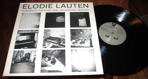 ELODIE LAUTEN CONCERTO FOR PIANO & ORCHESTRAL MEMORY LP VINYL EXPERIMENTAL RARE - Picture 1 of 4