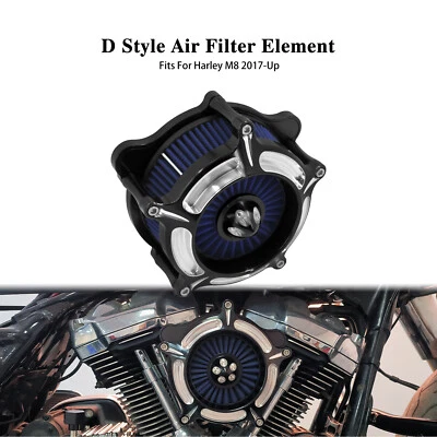 Spike Air Cleaner Filter Blue Intake For Harley Touring Street Road Glide 17-23 - Image 1 of 4