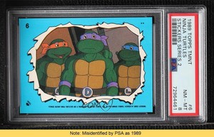 1990 Topps Teenage Mutant Hero Turtles Ireland Michaelangelo Donatello READ 0nr3