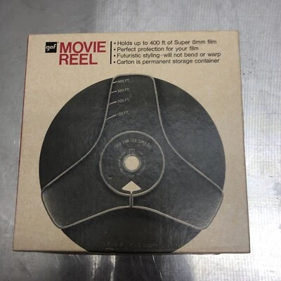 Carrete de película Gaf vintage 8 mm en caja 6090-062 Foto 1 de 4