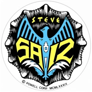 Powell Peralta Steve Saiz Totem Sticker 3.25" - FREE SHIPPING! - Picture 1 of 1