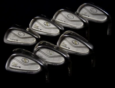 KING COBRA OVERIZE IRON SET 4 5 6 7 8 9 PW  LENGTH: (4) 38. 5 IN RH NEW GRIPS  - Image 1 of 4