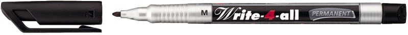 STABILO Permanent-Marker Write-4-all, M 1 mm schwarz, für fast alle Oberflächen - Bild 1 von 1