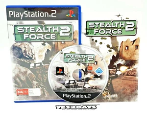 STEALTH FORCE 2 Sony PlayStation 2 Game ps2 Complete Manual & LIKE NEW DISC - Picture 1 of 6