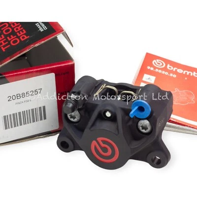 Ducati 848, 848 EVO Brembo Racing P2 Black Rear Brake Caliper Red Logo - Image 1 of 4