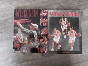 2000-01 And 1997-97 Wisconsin Men's Basketball Media Guide Collection - Picture 1 of 7