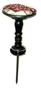 New Falconry Block Perch Arab Style Block 6" Top - Black Colour - Picture 1 of 3