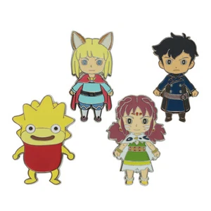 Lot 4  Magnet Aimants Collection Pins Nino Kuni II  Revenant Kingdom  - Picture 1 of 6