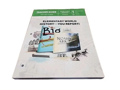 Elementary World History - You Report! ~ Teacher Guide ~ Master Books ~ Good - Image 1 of 4